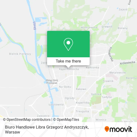 Biuro Handlowe Libra Grzegorz Andryszczyk map