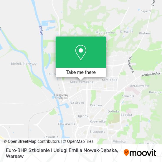 Euro-BHP Szkolenie i Usługi Emilia Nowak-Dębska map