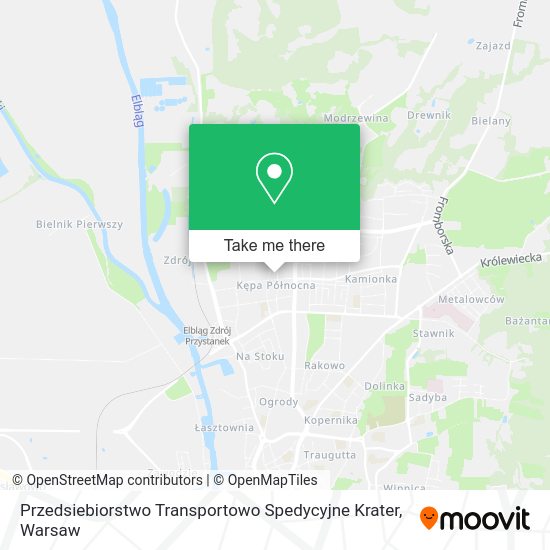 Карта Przedsiebiorstwo Transportowo Spedycyjne Krater