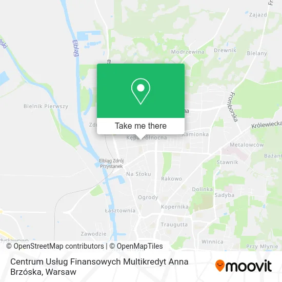 Centrum Usług Finansowych Multikredyt Anna Brzóska map