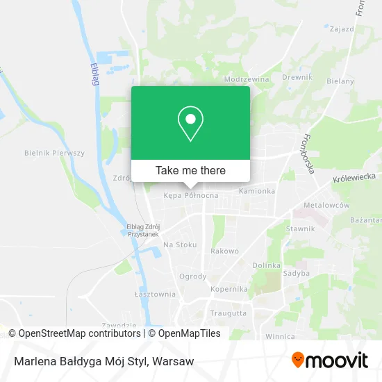 Marlena Bałdyga Mój Styl map