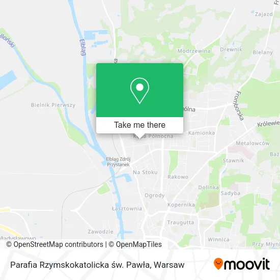 Parafia Rzymskokatolicka św. Pawła map