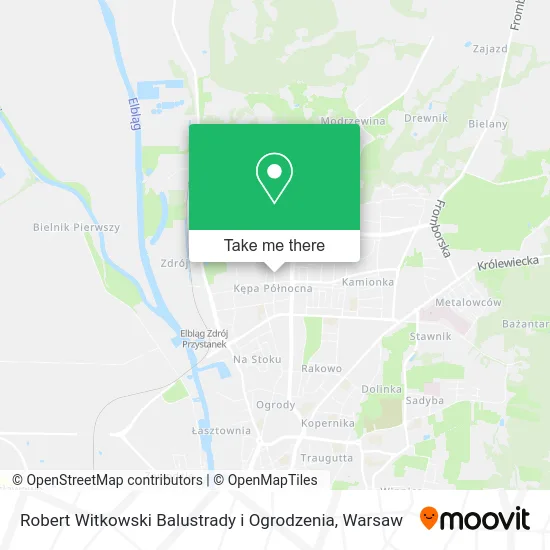 Robert Witkowski Balustrady i Ogrodzenia map