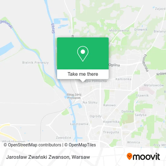 Jarosław Zwański Zwanson map