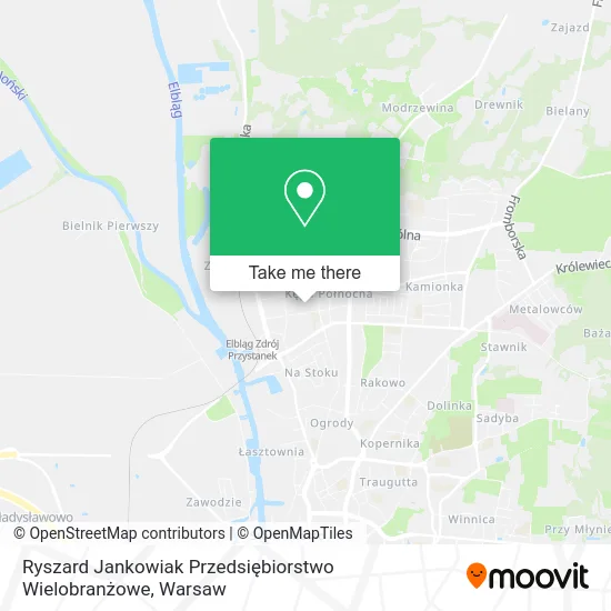 Ryszard Jankowiak Przedsiębiorstwo Wielobranżowe map