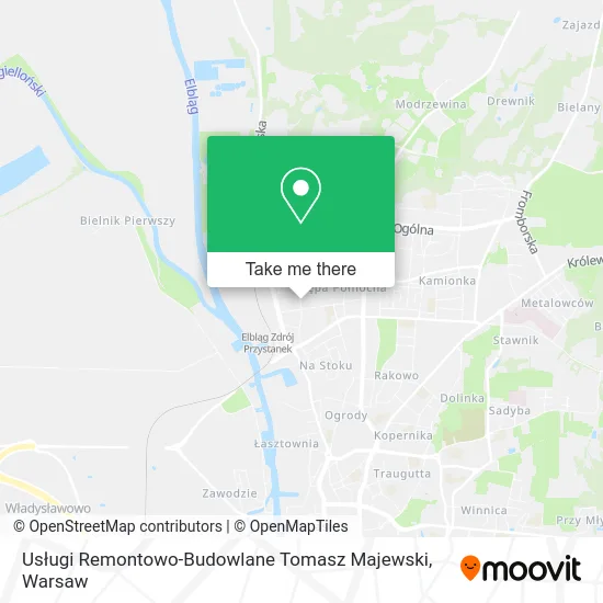 Usługi Remontowo-Budowlane Tomasz Majewski map
