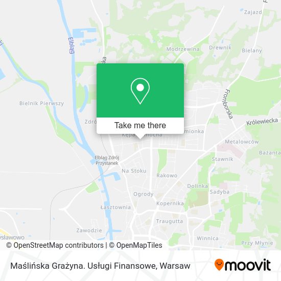 Maślińska Grażyna. Usługi Finansowe map