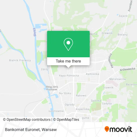 Bankomat Euronet map