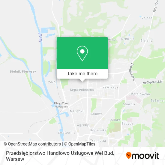 Przedsiębiorstwo Handlowo Usługowe Wel Bud map