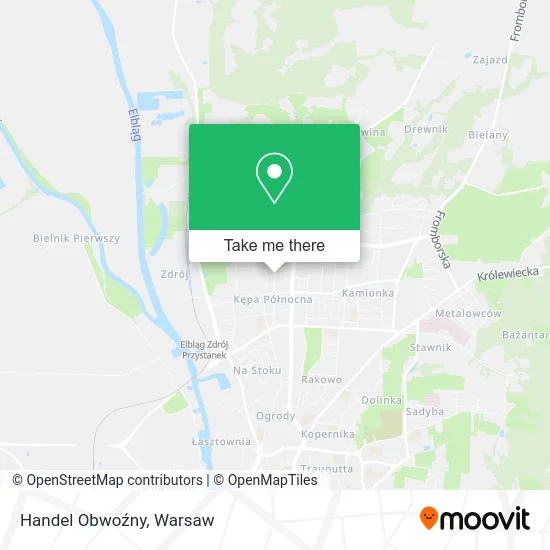 Handel Obwoźny map