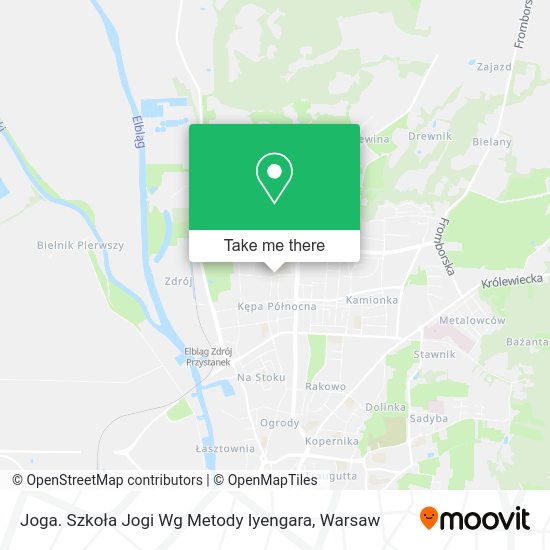 Joga. Szkoła Jogi Wg Metody Iyengara map