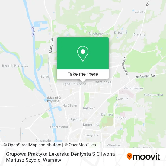 Grupowa Praktyka Lekarska Dentysta S C Iwona i Mariusz Szydlo map