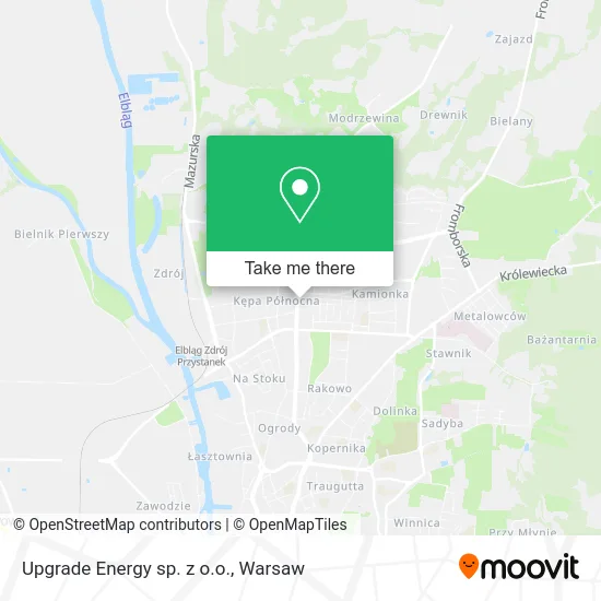Upgrade Energy sp. z o.o. map