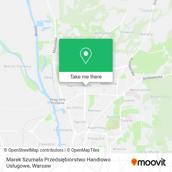 Marek Szumała Przedsiębiorstwo Handlowo Usługowe map