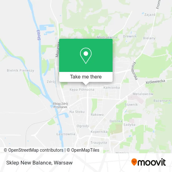 Sklep New Balance map