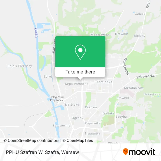 PPHU Szafran W. Szafra map
