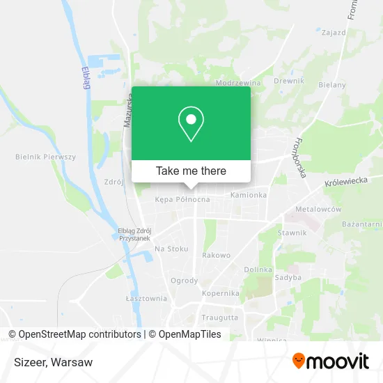 Sizeer map