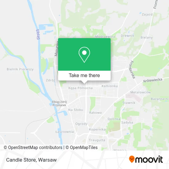 Candle Store map