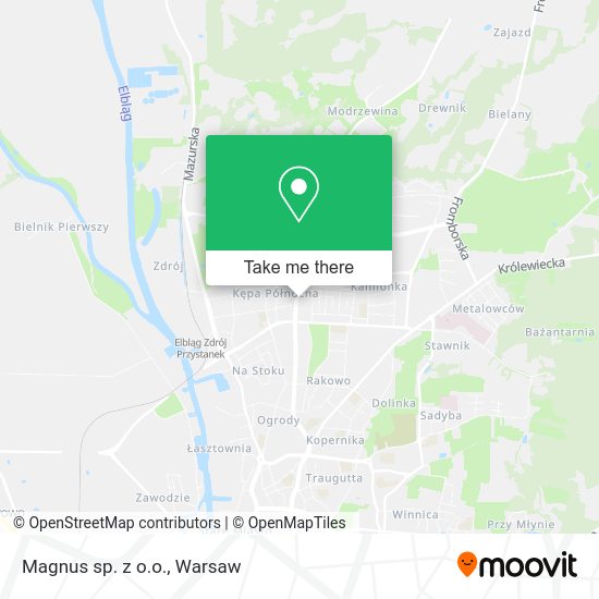 Magnus sp. z o.o. map