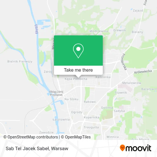 Sab Tel Jacek Sabeł map
