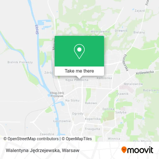 Walentyna Jędrzejewska map