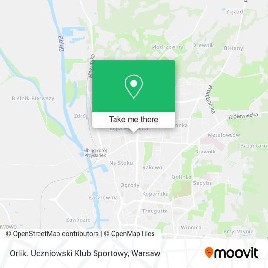 Orlik. Uczniowski Klub Sportowy map