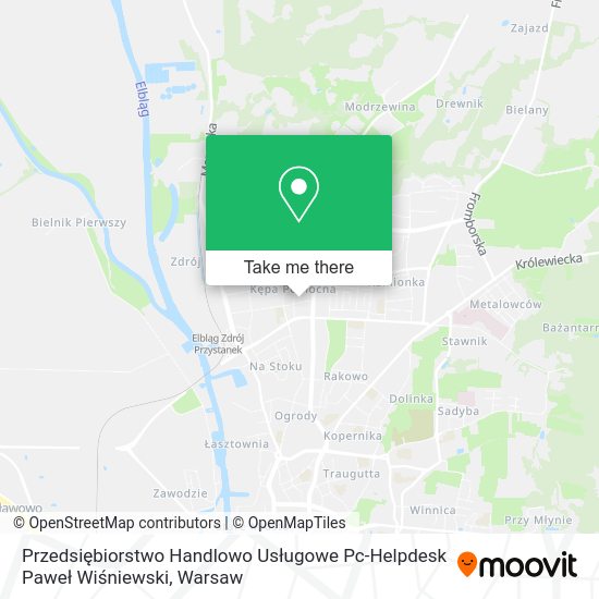 Przedsiębiorstwo Handlowo Usługowe Pc-Helpdesk Paweł Wiśniewski map