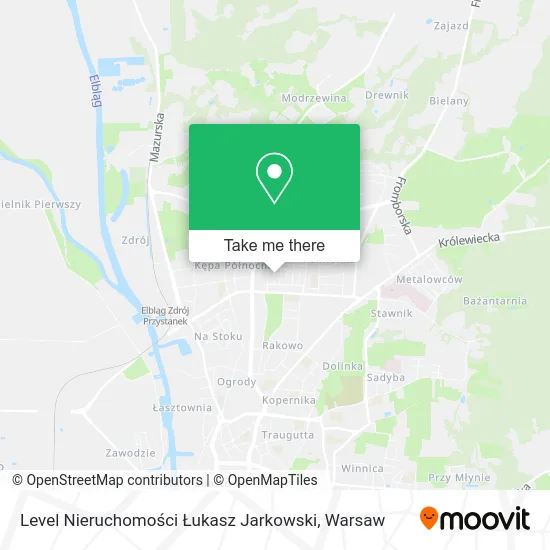 Level Nieruchomości Łukasz Jarkowski map