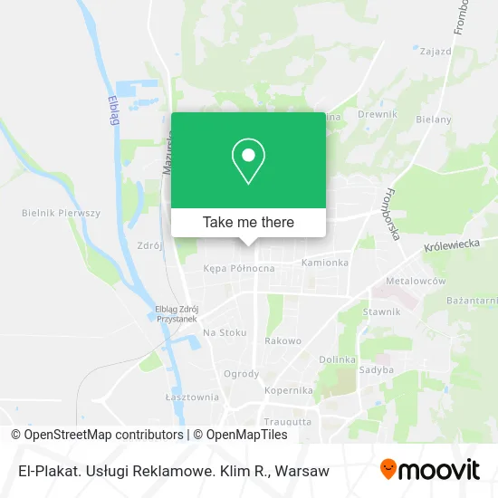 El-Plakat. Usługi Reklamowe. Klim R. map