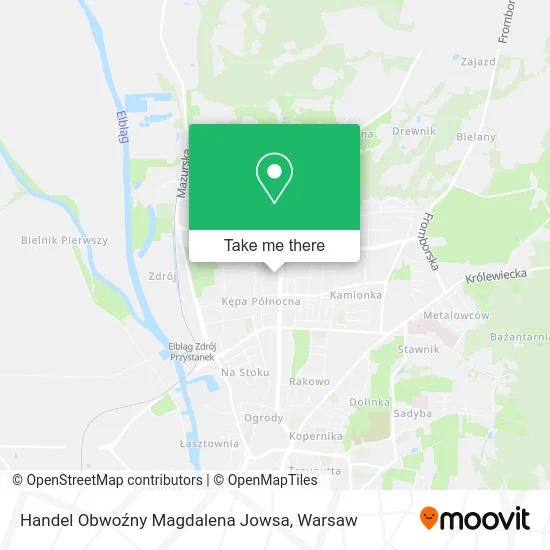 Handel Obwoźny Magdalena Jowsa map