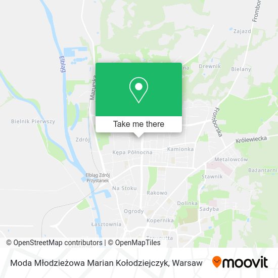 Moda Młodzieżowa Marian Kołodziejczyk map