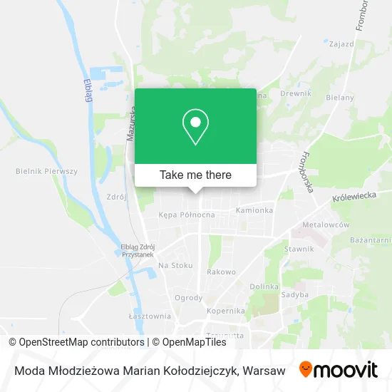 Moda Młodzieżowa Marian Kołodziejczyk map