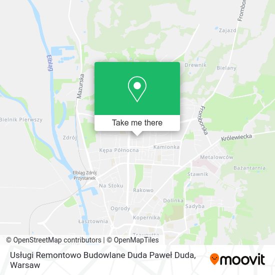 Usługi Remontowo Budowlane Duda Paweł Duda map
