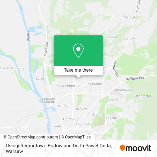Usługi Remontowo Budowlane Duda Paweł Duda map