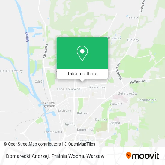 Domarecki Andrzej. Pralnia Wodna map