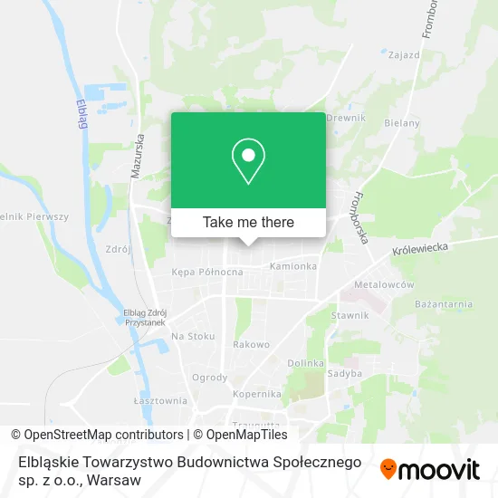 Elbląskie Towarzystwo Budownictwa Społecznego sp. z o.o. map