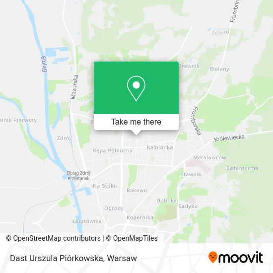 Dast Urszula Piórkowska map