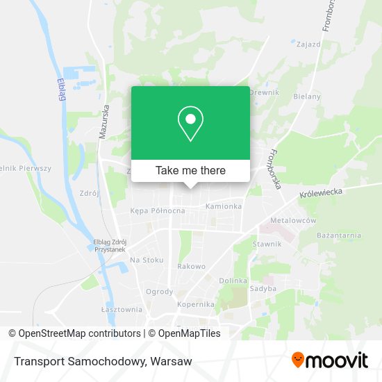 Transport Samochodowy map