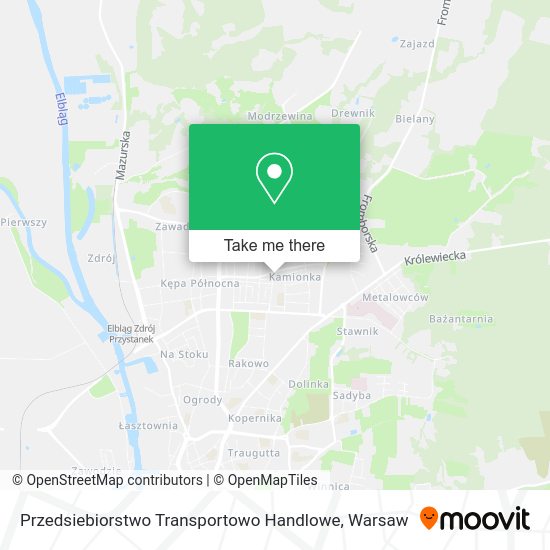 Przedsiebiorstwo Transportowo Handlowe map