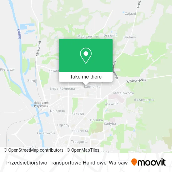 Przedsiebiorstwo Transportowo Handlowe map