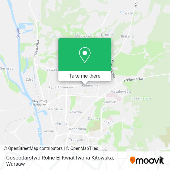 Gospodarstwo Rolne El Kwiat Iwona Kitowska map