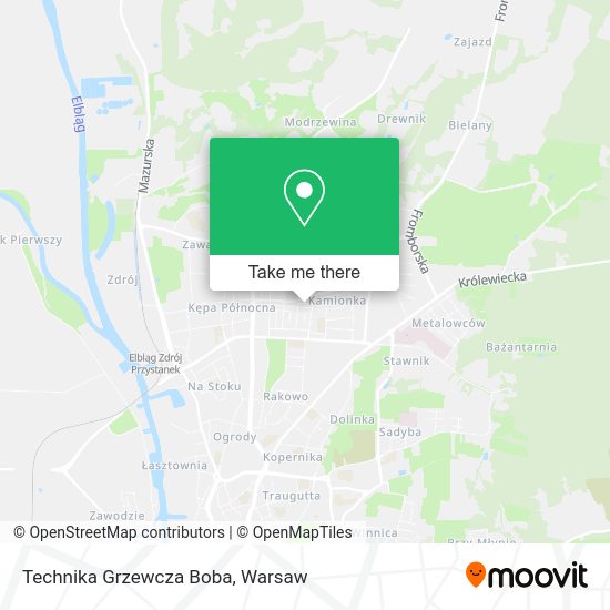 Technika Grzewcza Boba map