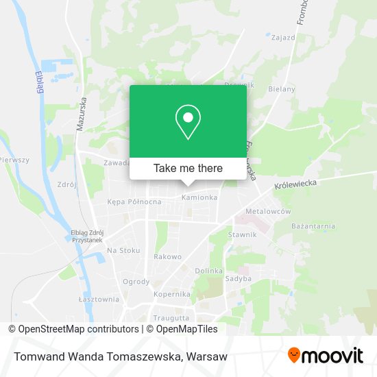 Tomwand Wanda Tomaszewska map