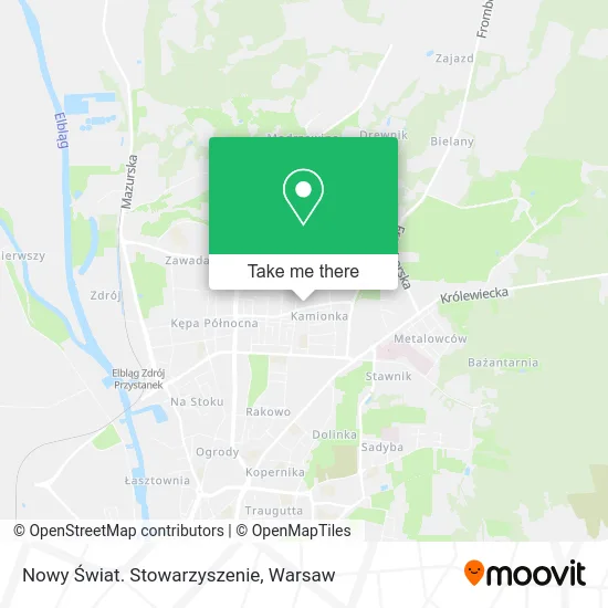 Карта Nowy Świat. Stowarzyszenie