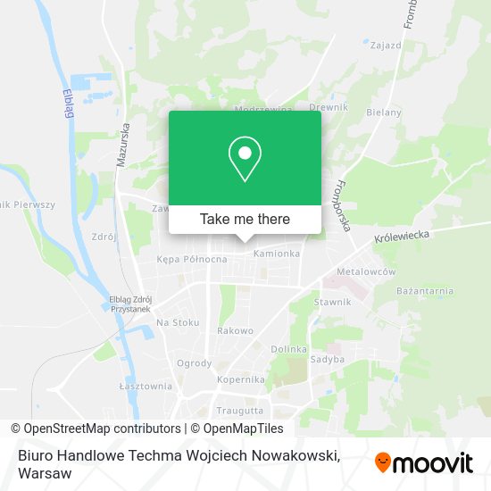 Biuro Handlowe Techma Wojciech Nowakowski map