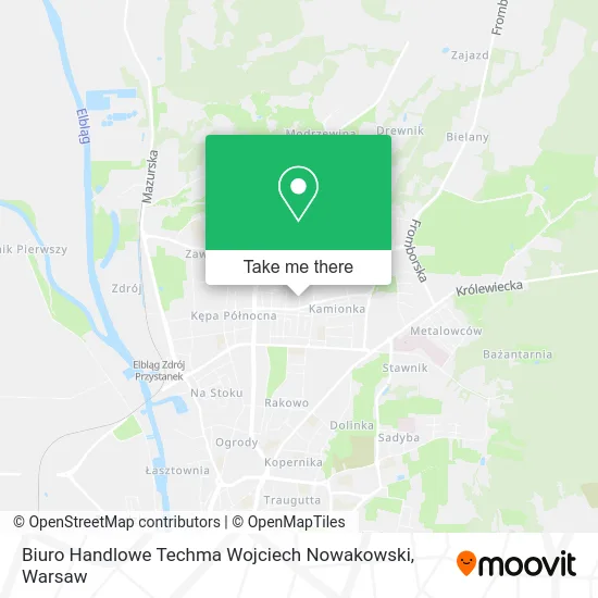 Карта Biuro Handlowe Techma Wojciech Nowakowski