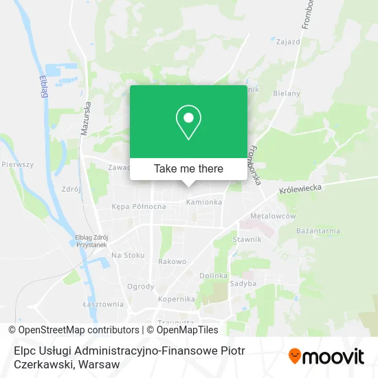 Elpc Usługi Administracyjno-Finansowe Piotr Czerkawski map