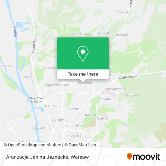 Aranżacje Janina Jeznacka map