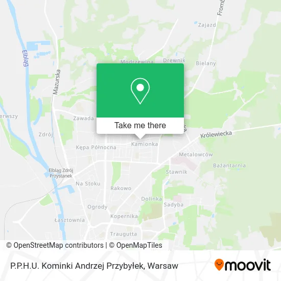 P.P.H.U. Kominki Andrzej Przybyłek map