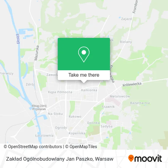 Zakład Ogólnobudowlany Jan Paszko map
